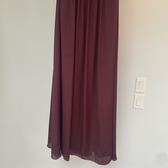 Burgundy BCBG Silk Ballgown - Picture 3 of 7